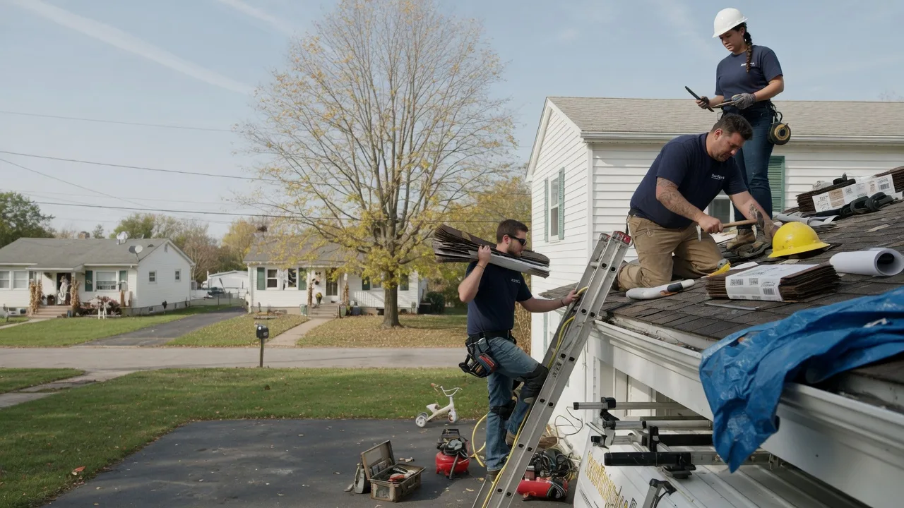 Local Roofing Contractors in Evansville, IN near me